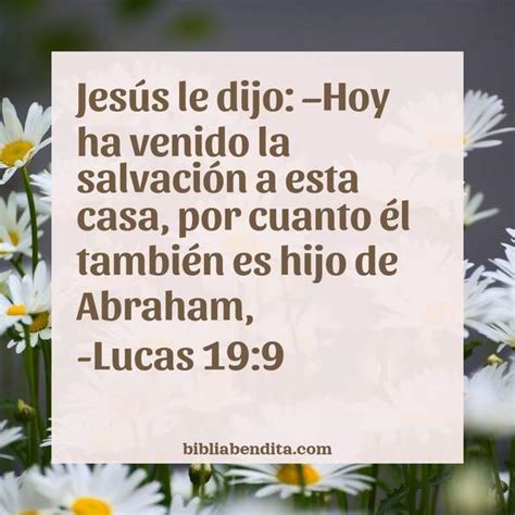 Explicación Lucas 19:9. 'Jesús le dijo: -Hoy ha venido la salvación a esta casa, por cuanto él ...