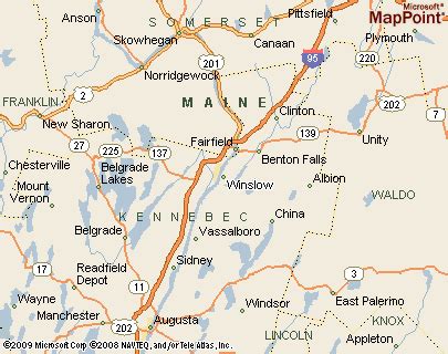 Winslow, Maine Area Map & More