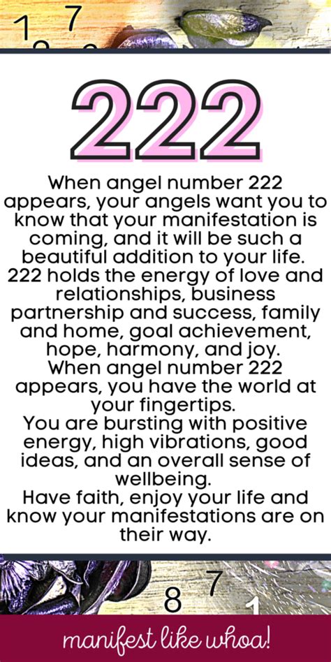 222 Angel Number Meaning for Law of Attraction & Manifesting – Manifest Like Whoa!