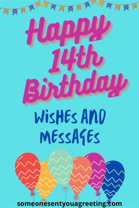 Happy 14th Birthday Wishes and Messages (for Moody Teenagers) - Someone Sent You A Greeting