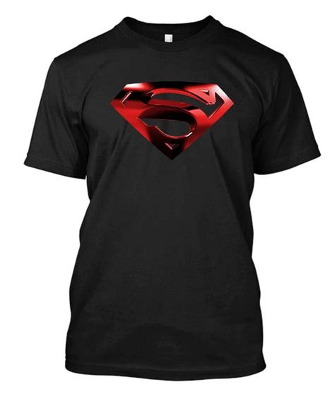 SUPERMAN SMALLVILLE LOGO - CUSTOM MEN'S T-SHIRT TEE | Superman shirt, Superman t shirt, Mens tshirts
