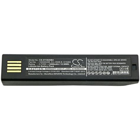 Replacement Battery For Honeywell 3.7v 3400mAh / 12.58Wh BarCode, Scanner - Walmart.com ...