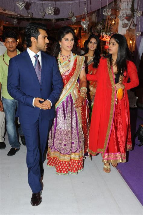 ACTRESS: Ram Charan Wedding Reception Photos