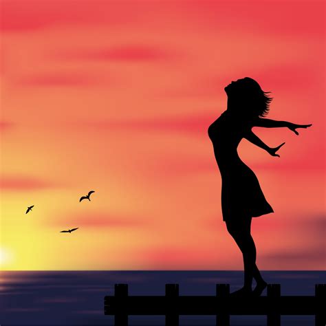 Sunset Silhouette Art Print by Emma Burn - X-Small | Silhouette ...