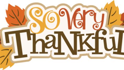 Download Give Thanks - So Very Thankful Clipart (#912605) - PinClipart