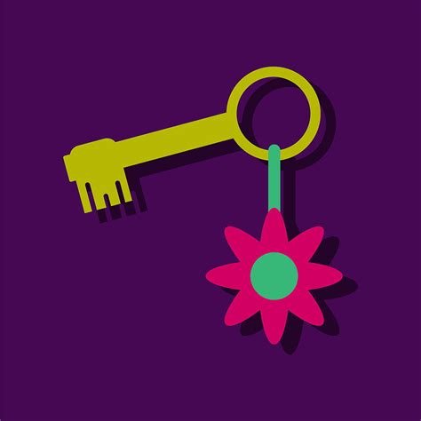Flat icon design collection key and key fob in vector eps ai | UIDownload