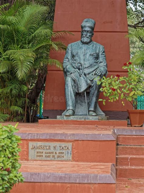 Statue of Jamsetji Nusserwanji Tata an Indian Pioneer Industrialist ...