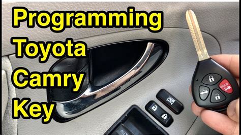 Program Key Fob Toyota Camry 2015