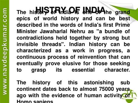 History of INDIA