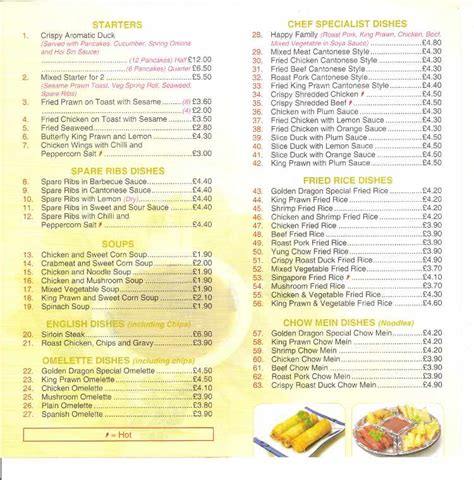 New Golden Dragon Chinese takeaway on Evington Rd, Leicester - Everymenu