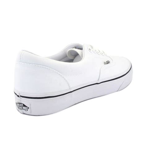 Vans Era Ewzwoo Womens Trainers Laced Canvas White New Shoes | eBay