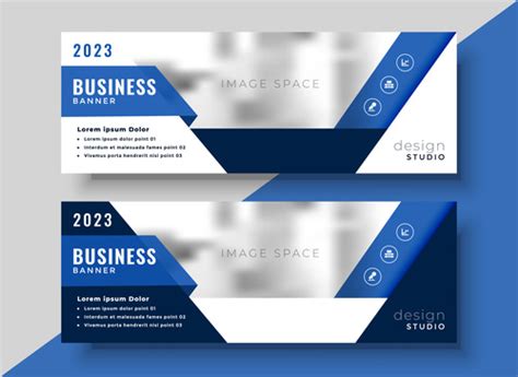 2023 business banners vector template 09 free download