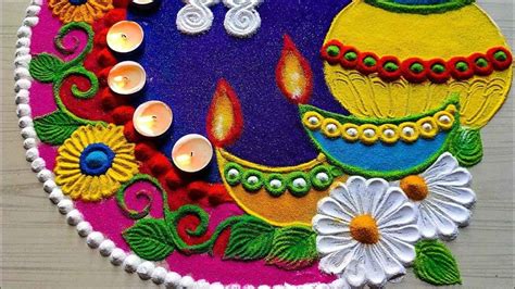 Diwali 2023 Rangoli Designs: Beautiful Deepavali Rangoli Patterns to ...
