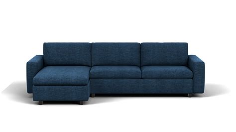 Reva 2-Piece Sectional Sleeper Sofa With Storage Chaise | EQ3 | Sectional sleeper sofa, Sleeper ...