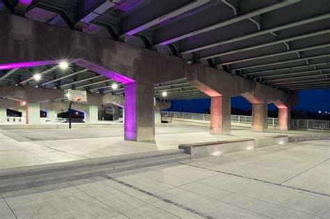 _condicions temporals: highway underpass transforms into a park | Parking design, Public space ...