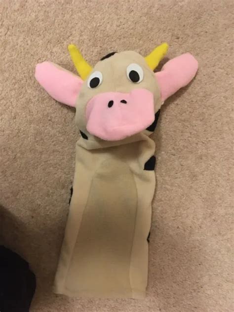 REPLICA OF RARE Vintage Cow Puppet as seen in Baby Einstein (Large) £59.99 - PicClick UK