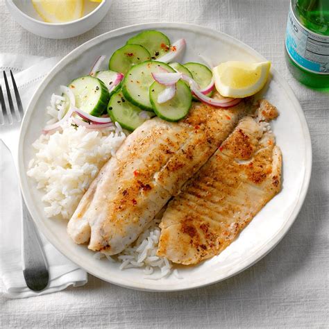 Tilapia with Jasmine Rice Recipe | Taste of Home