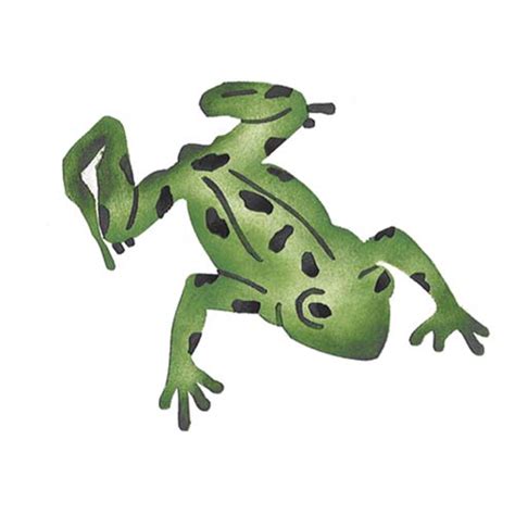 Outstretched Frog Wall Stencil SKU #2628 by Designer Stencils - Walmart.com - Walmart.com