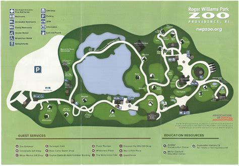 Roger Williams Park Zoo map, Providence RI | Zoo map, Providence rhode island, Zoo park