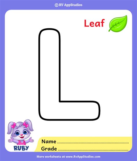 Letter L Coloring Pages - Alphabet L Coloring Pages