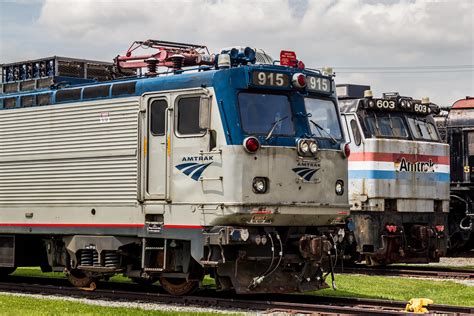 Amtrak AEM-7 #915 and E60 #603 at the Pennsylvania Railroad Museum (USA) : r/trains