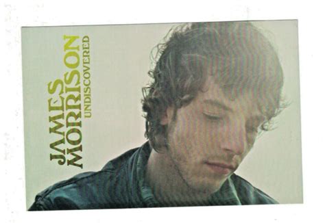 James Morrison Undiscovered album release Vinyl Sticker jazz 6" x 4" | eBay