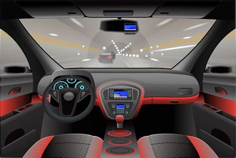 Premium Vector | Driver inside his car. vector illustration in cartoon ...