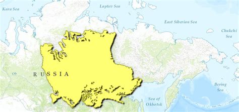 Central Siberian Plateau Map