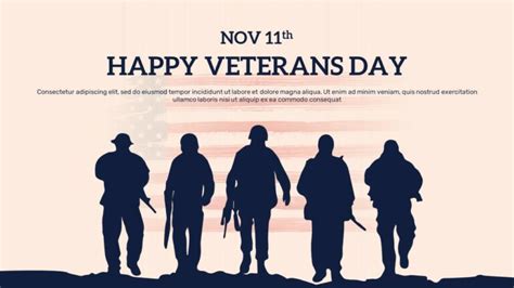 Free Veterans Day PowerPoint Template and Google Slides