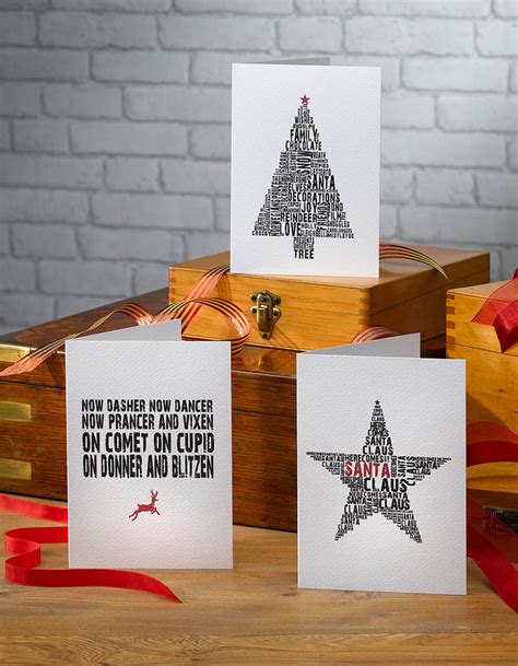 letterpress christmas cards by betsy benn | notonthehighstreet.com