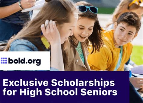 Top 75 Scholarships for High School Seniors | November 2024 | Bold.org