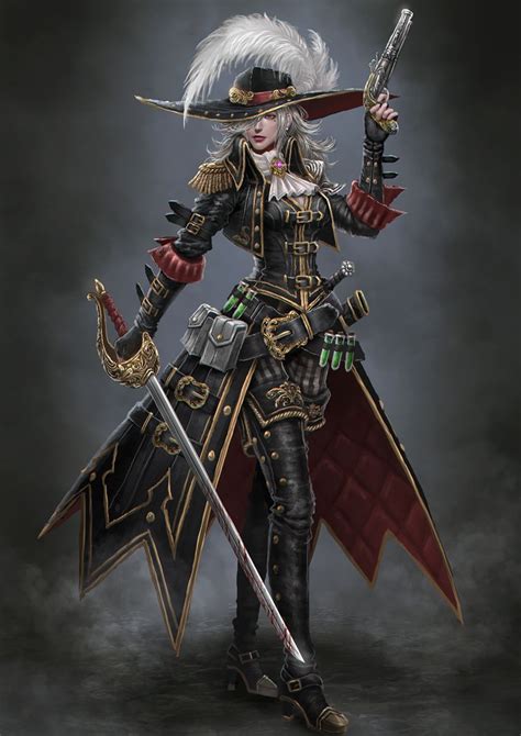 Witch Hunter | Fantasy art warrior, Steampunk characters, Concept art ...