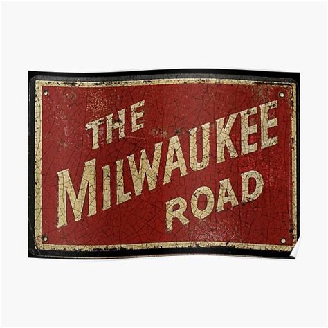 "Milwaukee Road Railroad" Poster for Sale by Centuryvault | Redbubble