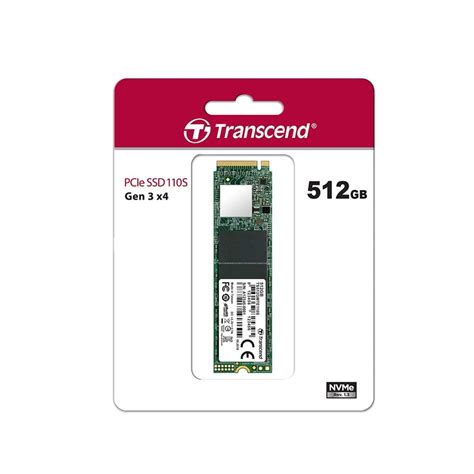 Transcend 512GB Nvme PCIe Gen3 X4 MTE110S M.2 SSD Solid State Drive TS512GMTE110S - Antaki Group