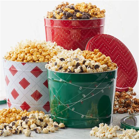 Hickory Farms Holiday Deluxe Popcorn Tin | Hickory Farms