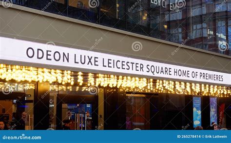 Odeon Luxe Leicester Square Movie Theatre - LONDON, UK - DECEMBER 20 ...