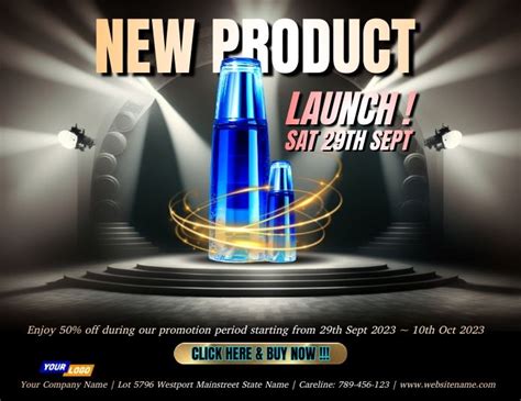 New Product Launch Poster