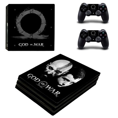 PS4 Pro And Controllers Skin Cover God of War 4 - ConsoleSkins.co