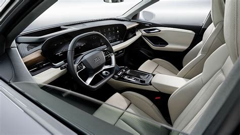 Audi Q6 E-Tron Interior Revelead, Front Passengers Getting a Display of ...