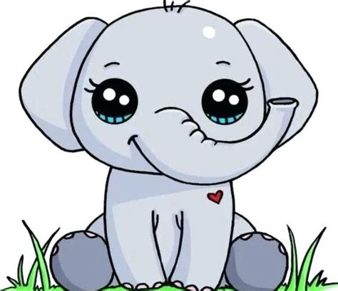 Pin by Nancy Rogers on ELEPHANT | Cartoon drawings of animals, Cute elephant drawing, Cute ...