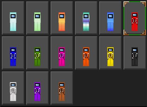 Among Us -SUS- SkinPack » Minecraft Bedrock Addons