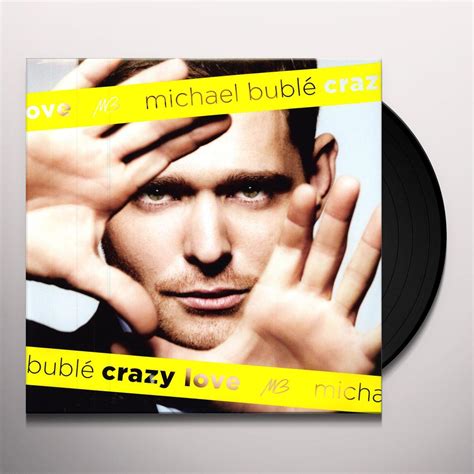 Michael Buble CRAZY LOVE Vinyl Record - Portugal Release