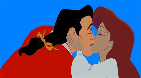 ariel and gaston kiss 2.PNG - disney crossover Photo (39963429) - Fanpop