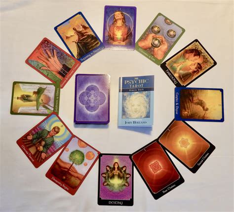 Psychic Tarot Oracle Deck 12-Card Yearly Forecast | Forecast each month