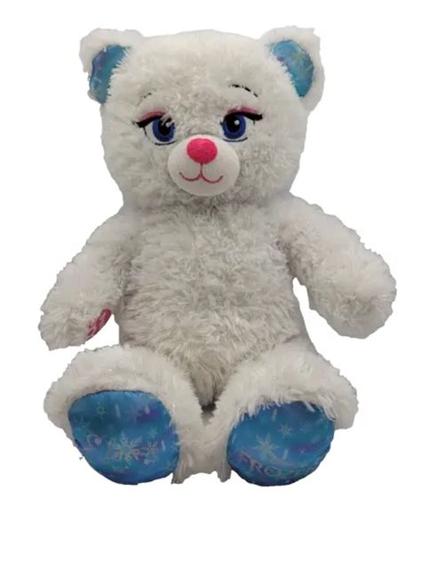 BUILD A BEAR Elsa Frozen Movie Teddy Bear 16"Plush Cuddly Soft Toy Teddy Bab £15.99 - PicClick UK