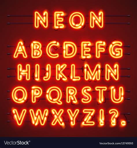 Best Fonts For Neon Signs