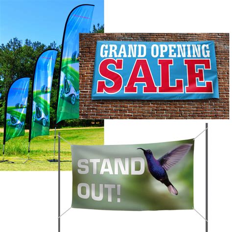 Outdoor Banners and Flags – GoBig Promo and Apparel