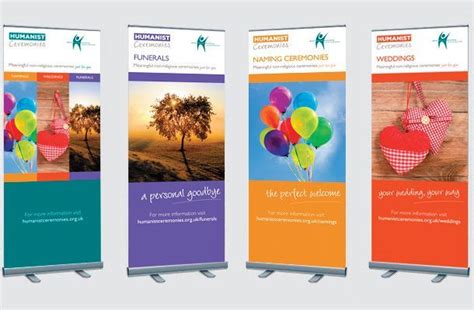 Humanist | Exhibition banners, Banner stands, Pop up banner