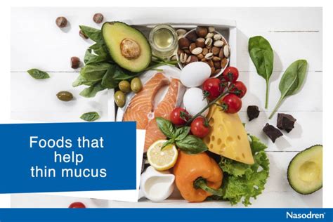 Foods that help thin mucus in case of sinusitis | Nasodren