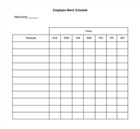 free weekly schedule templates for word 18 templates free printable - 10 best free printable ...